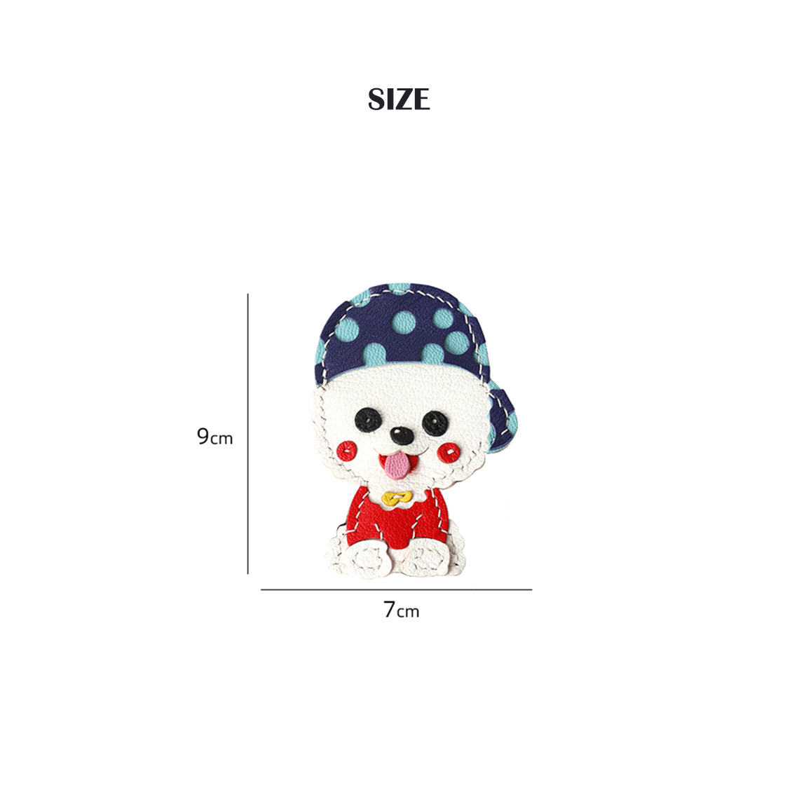 G8activist® Leather Cute Bichon Keychain DIY Kits - Image 7