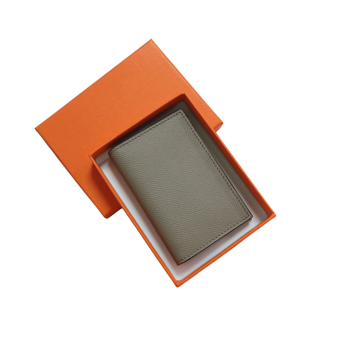 Leather Bifold Small Card Wallet - Image 8