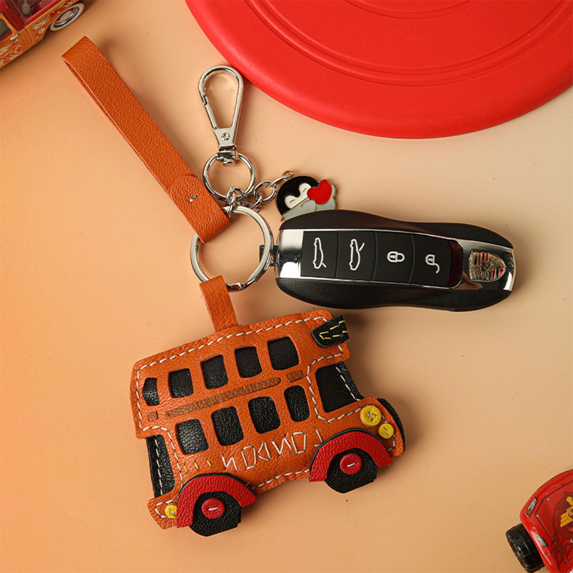 G8activist® Sheep Leather City Bus Keychain DIY Kit - Image 3
