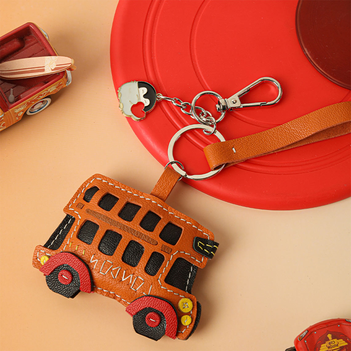 G8activist® Sheep Leather City Bus Keychain DIY Kit - Image 4