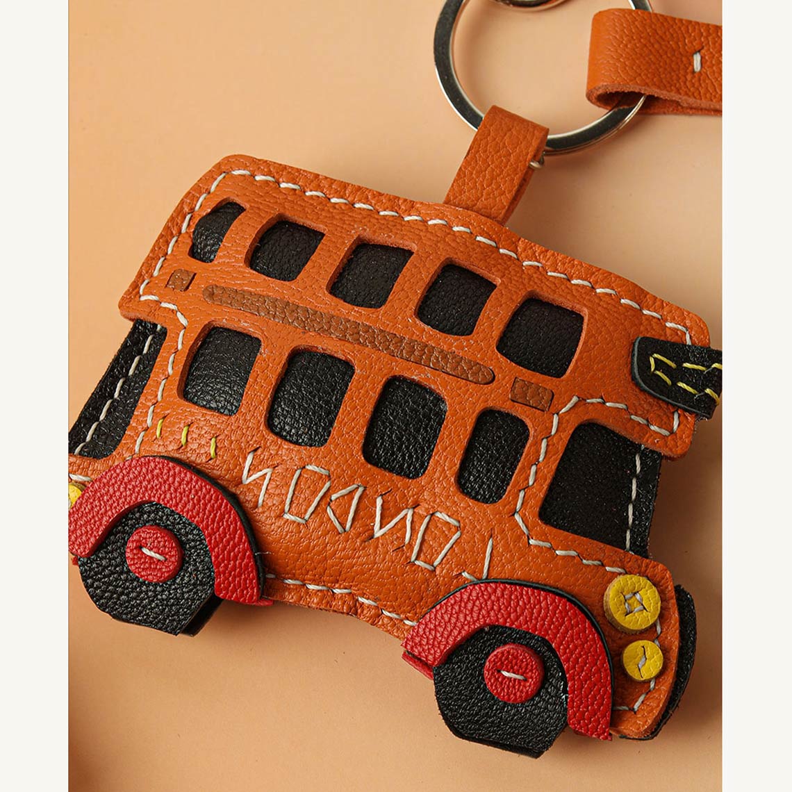 G8activist® Sheep Leather City Bus Keychain DIY Kit - Image 6