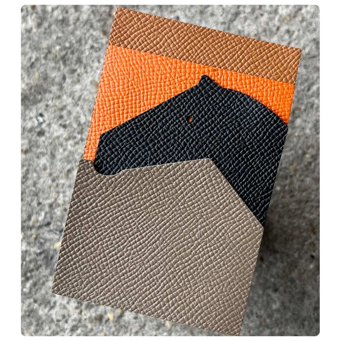 G8activist® Full Grain Leather Horse Slim Card Holder DIY Kits - Image 7