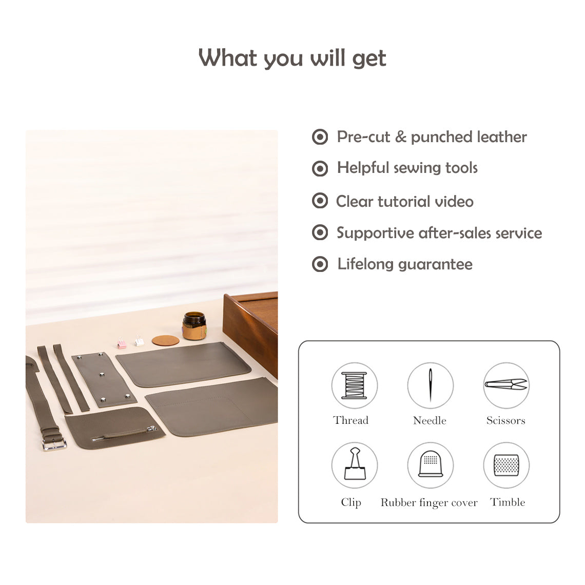 G8activist® Leather Men's On Body Bag DIY Kit - Image 5