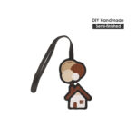 G8activist® Leather Dream House Charm Keychain DIY Kits