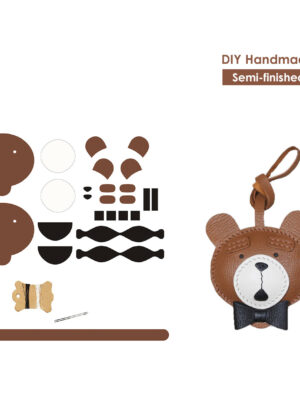 G8activist® Leather Double Faced Ted Keychain DIY Kits