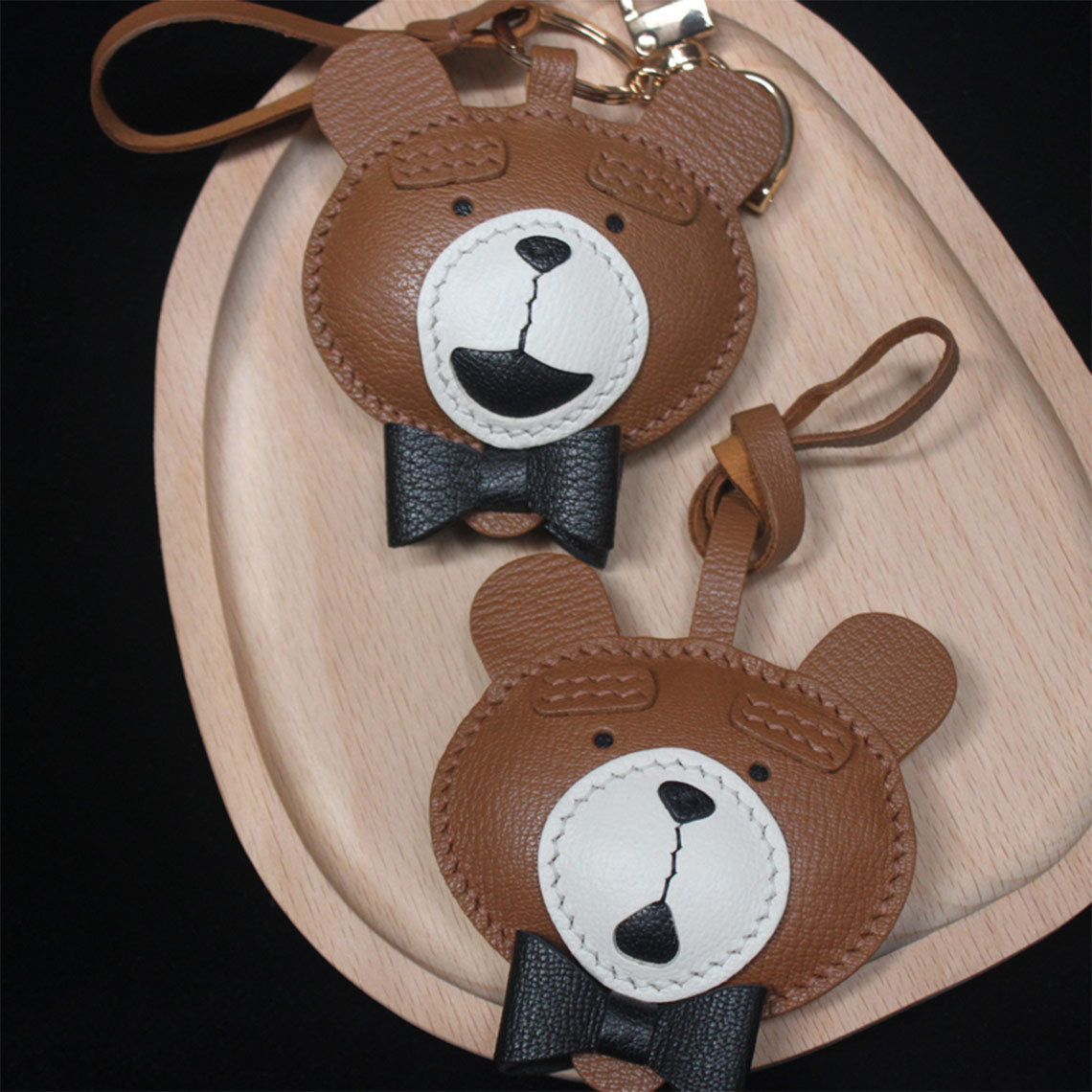 G8activist® Leather Double Faced Ted Keychain DIY Kits - Image 8