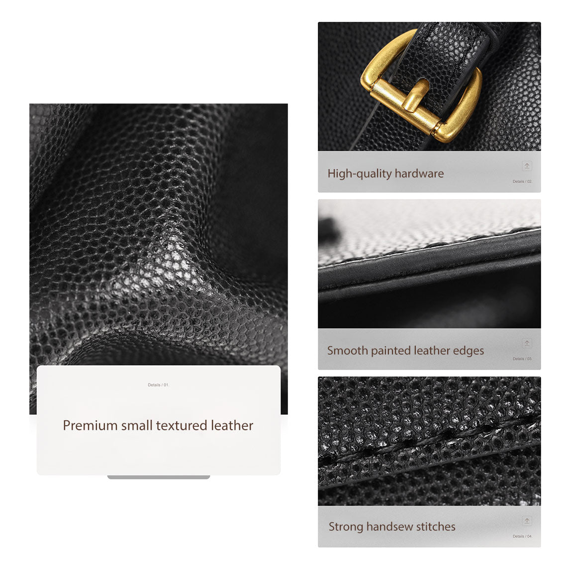 G8activist® Top Grain Leather Black Backpack DIY Kit - Image 7