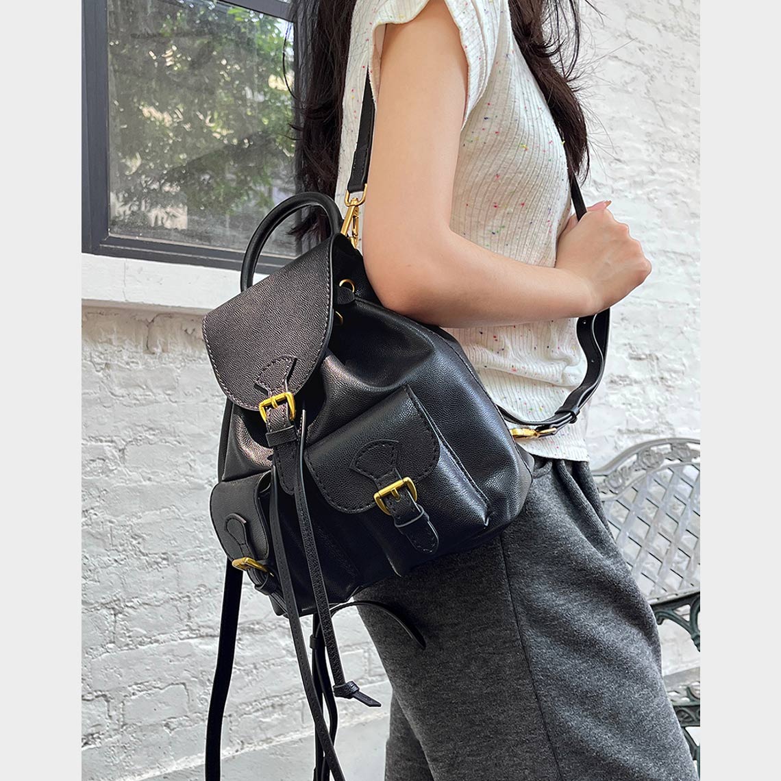 G8activist® Top Grain Leather Black Backpack DIY Kit - Image 10