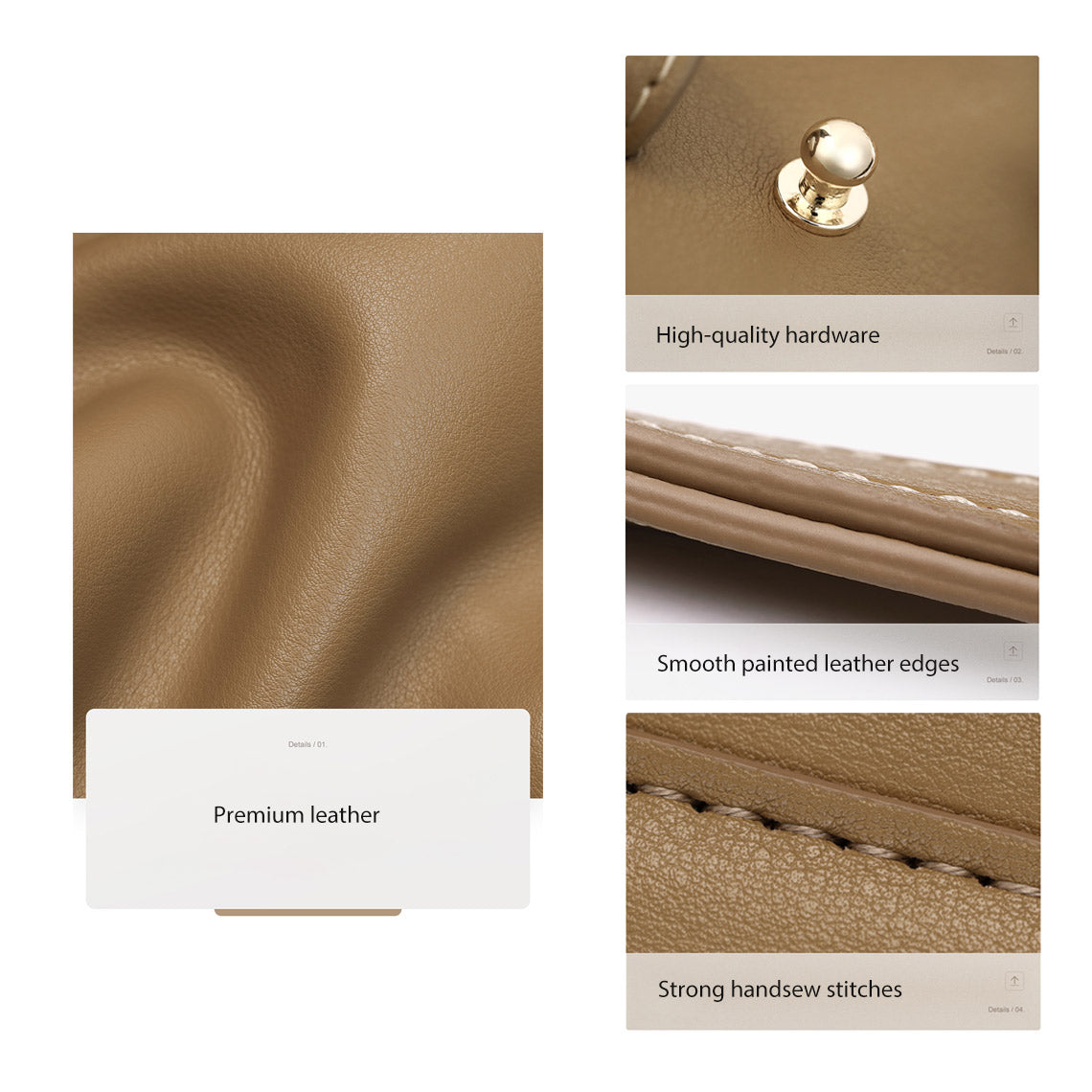 G8activist® Leather Drawstring Shoulder Backpack DIY Kits - Image 10