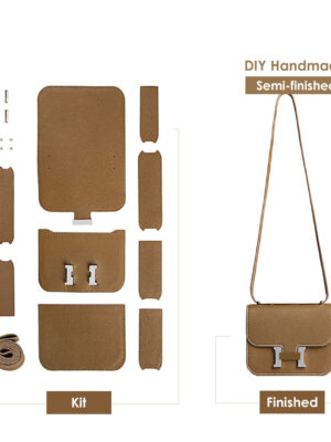 G8activist® Leather Square Tofu Crossbody Konstance Bag DIY Kit
