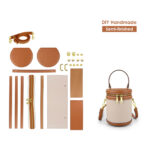 Diggsw® Leather Dustbag Recycle Round Bag DIY Kits