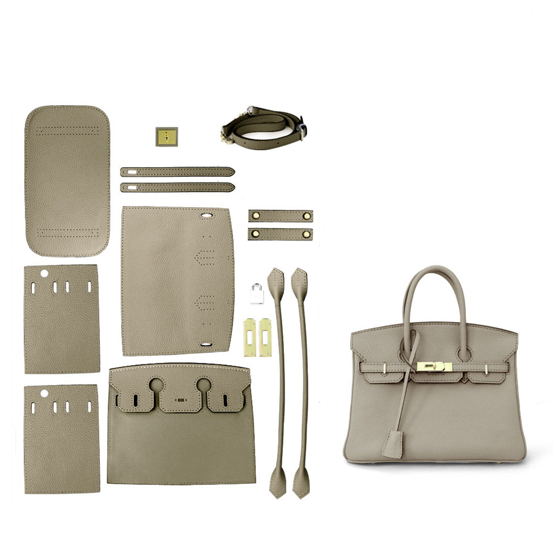 G8activist® Top Grain Leather New Platinum Bag DIY Kit - Image 12