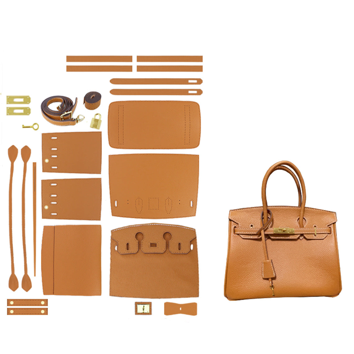 G8activist® Top Grain Leather New Platinum Bag DIY Kit - Image 17