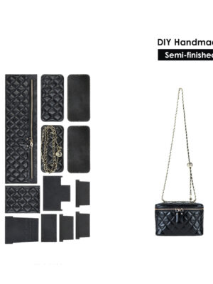 G8activist® Top Grain Leather Quilted Box Bag DIY Kits