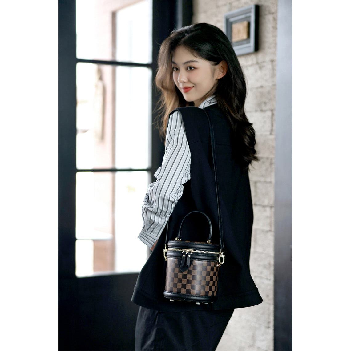 G8activist® Top Grain Leather Checker Bucket Bag DIY Kits - Image 9