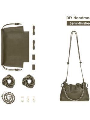G8activist® Leather Drawstring Chain Clutch DIY Kit