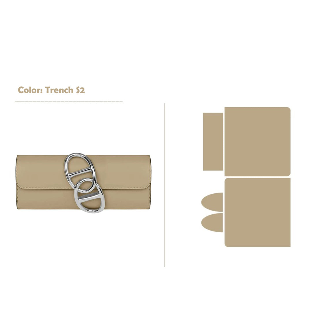 G8activist® Full Grain Leather Evening Clutch DIY Kit - Advanced DIY Kits - Image 11