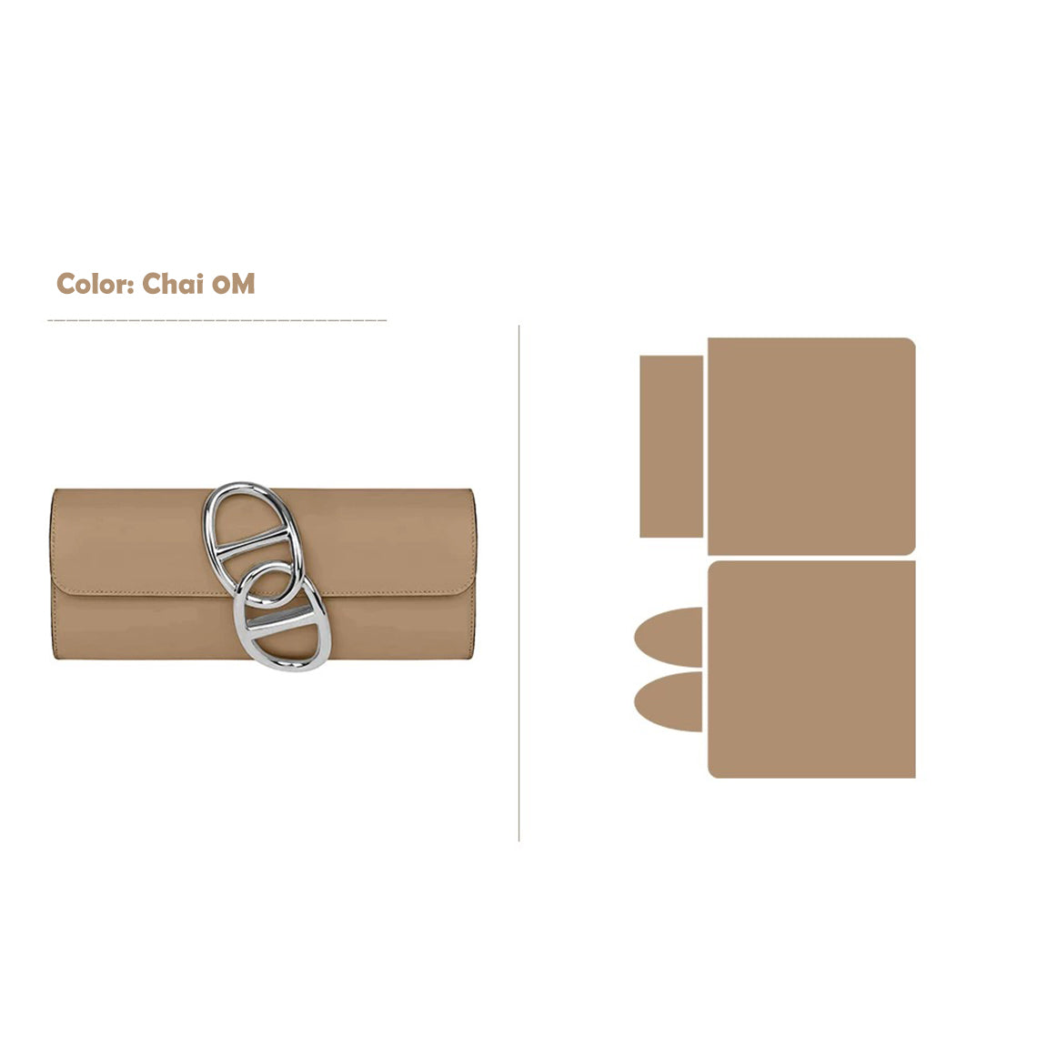 G8activist® Full Grain Leather Evening Clutch DIY Kit - Advanced DIY Kits - Image 17