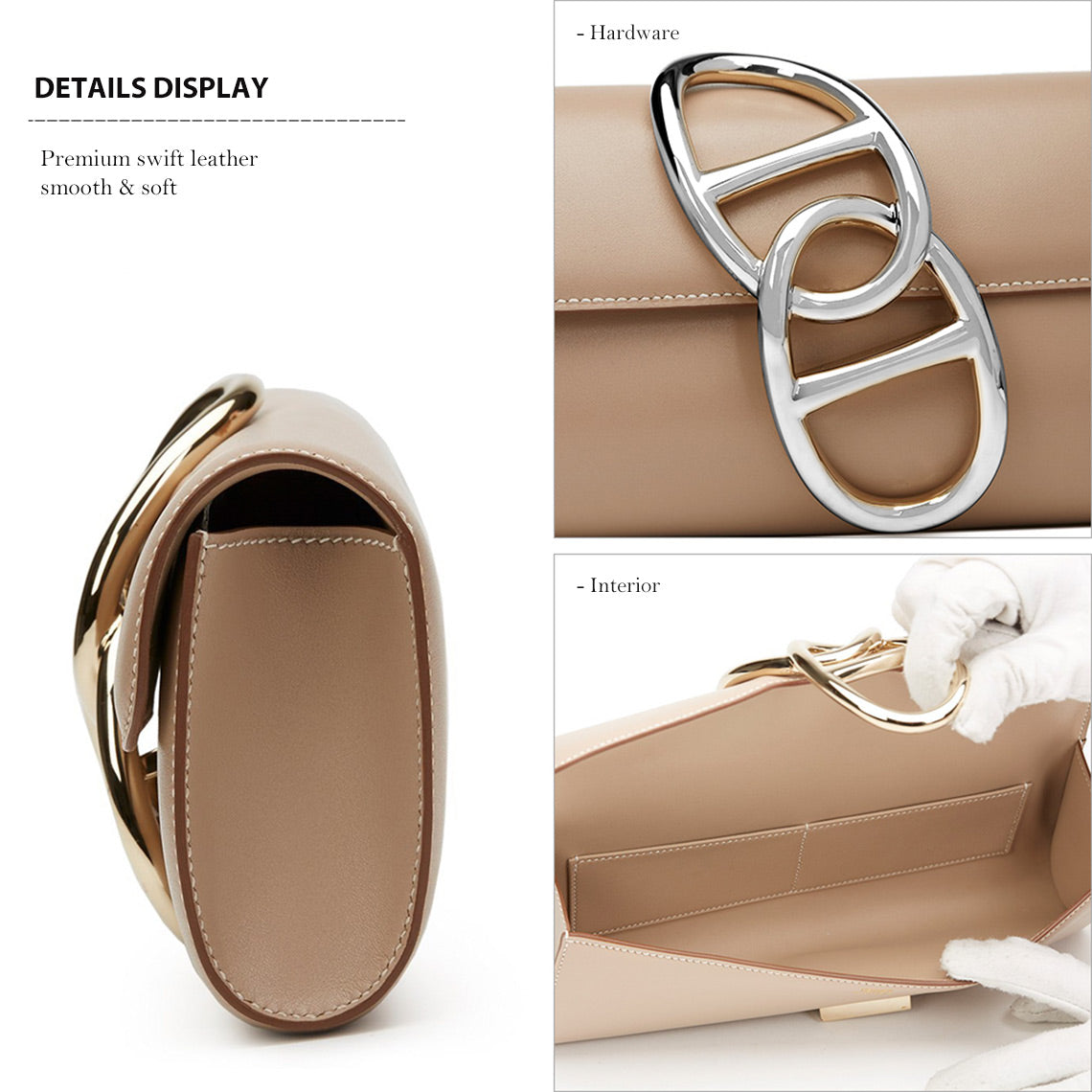 G8activist® Full Grain Leather Evening Clutch DIY Kit - Advanced DIY Kits - Image 5