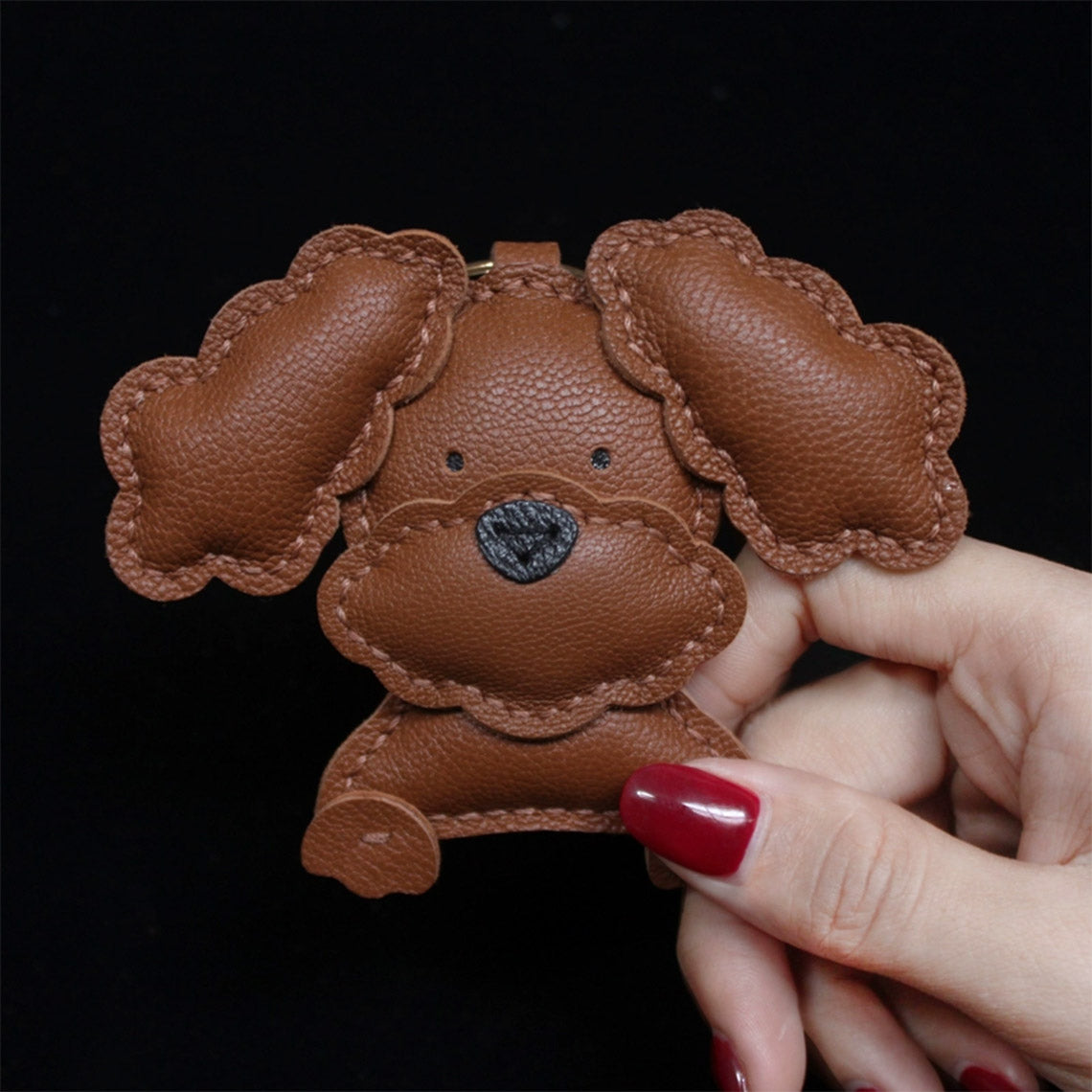 G8activist® Sheep Leather Flap Ears Dog Keychain DIY Kits - Image 7