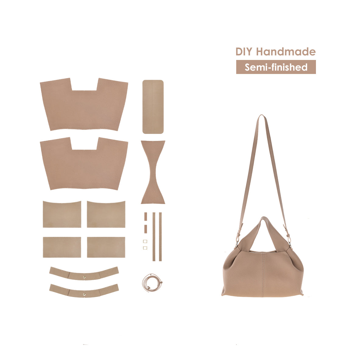 G8activist® Top Grain Leather Cloud Bag DIY Kits - Image 14