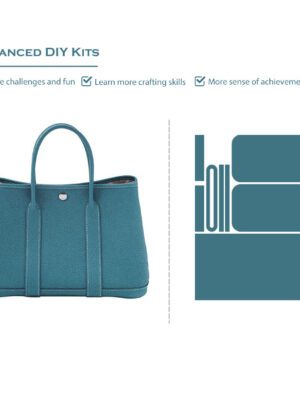 G8activist® Full Grain Leather New Garden Handbag - Advanced DIY Kits