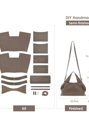 Diggsw® Top Grain Leather Cloud Bag DIY Kits