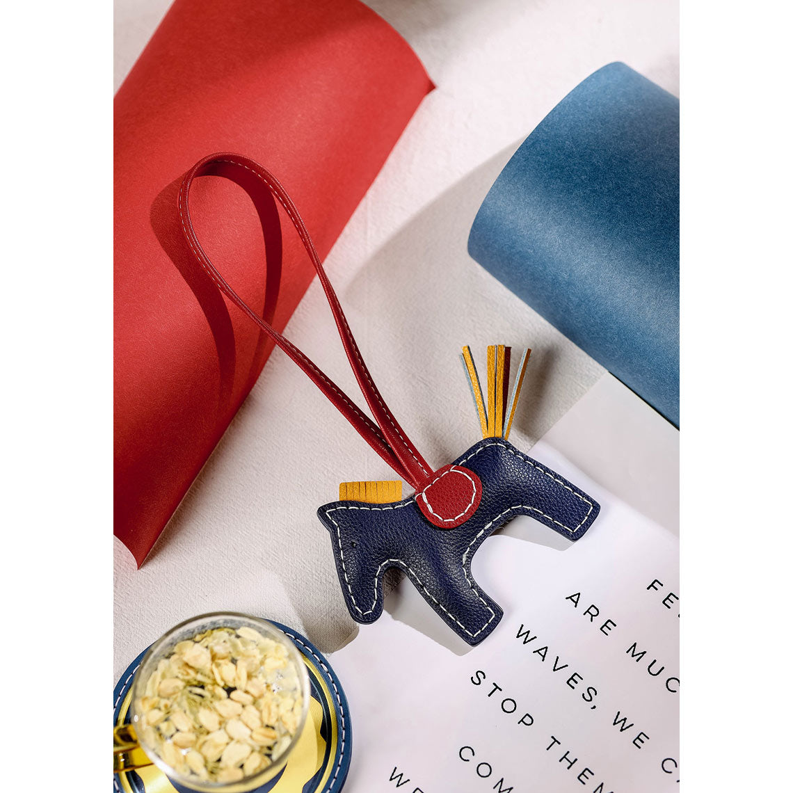 G8activist® Leather Horse Bag Charm DIY Kit - Image 8