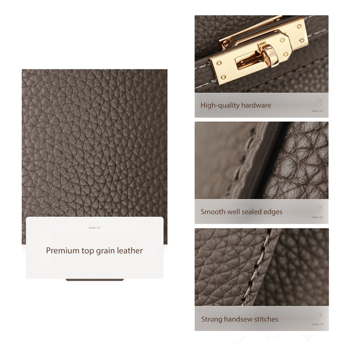 G8activist® Top Grain Leather New Kelli Bag DIY Kit - Image 9
