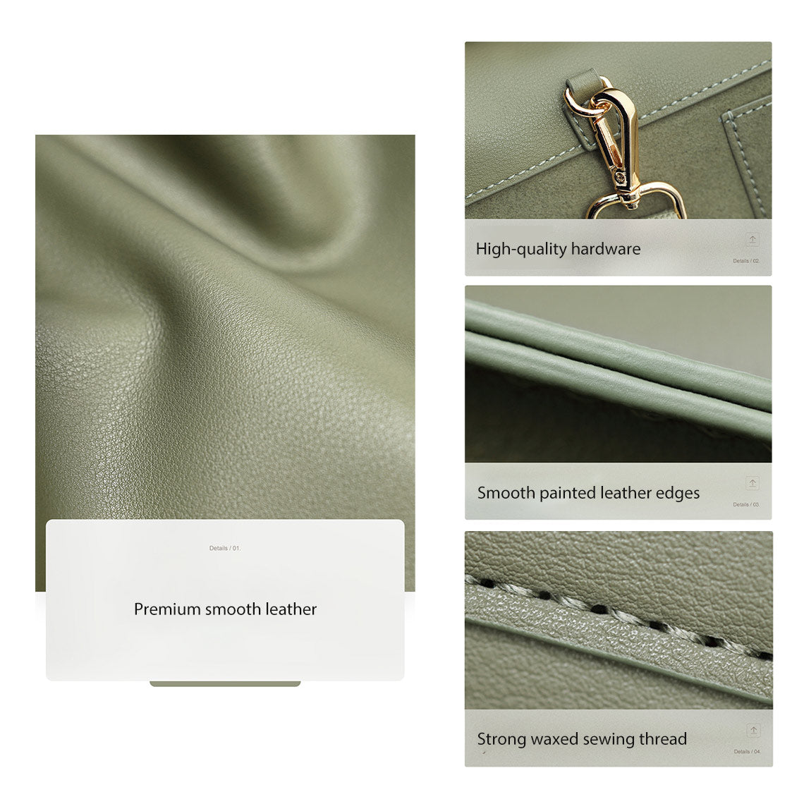 G8activist® Leather Drawstring Bucket Bag DIY Kits - Image 9