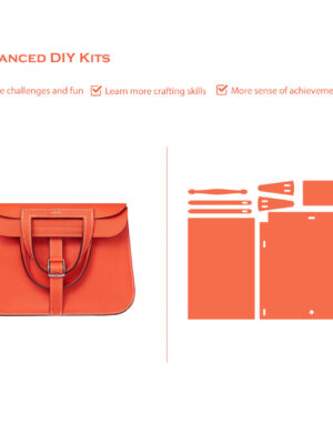 G8activist® Full Grain Leather Inspired Mini Horseshoe Bag - Advanced DIY Kits