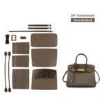 G8activist® Top Grain Leather Bi-color Platinum Bag DIY Kit