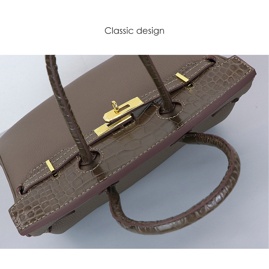 G8activist® Top Grain Leather Bi-color Platinum Bag DIY Kit - Image 8