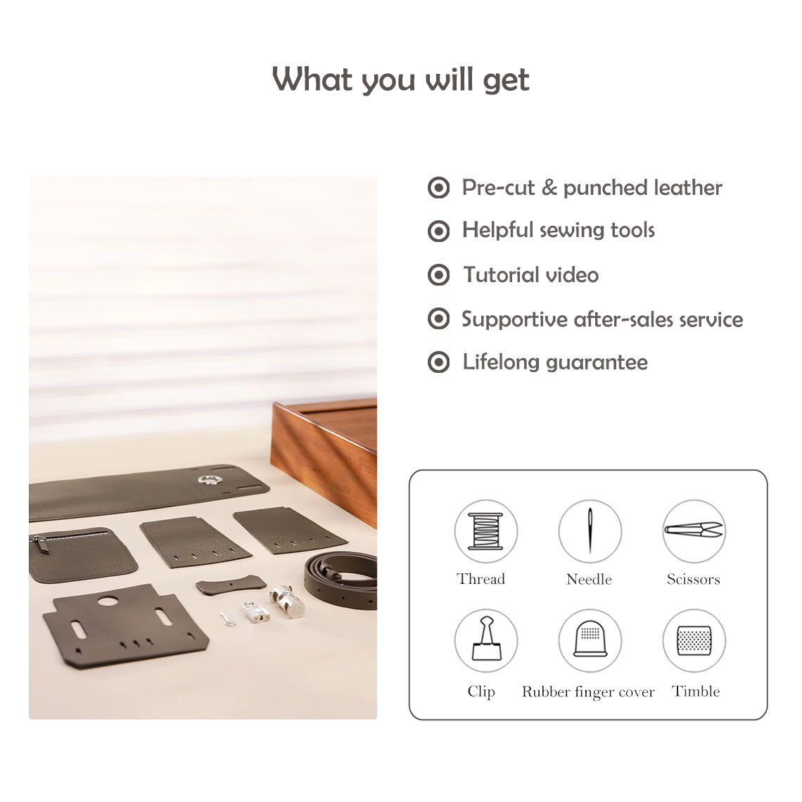 G8activist® Top Grain Leather Inspired Mini Herbag DIY Kits - Image 4