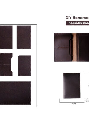 G8activist® Crazy Horse Leather Passport Travel Wallet DIY Kits