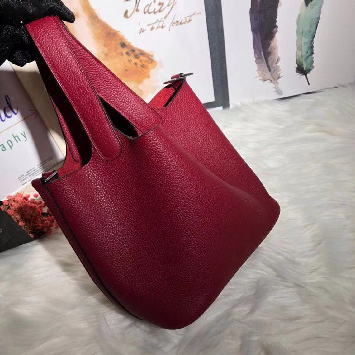 G8activist® Full Grain Leather New Lock Tote Bag - Advanced Kits - Image 10