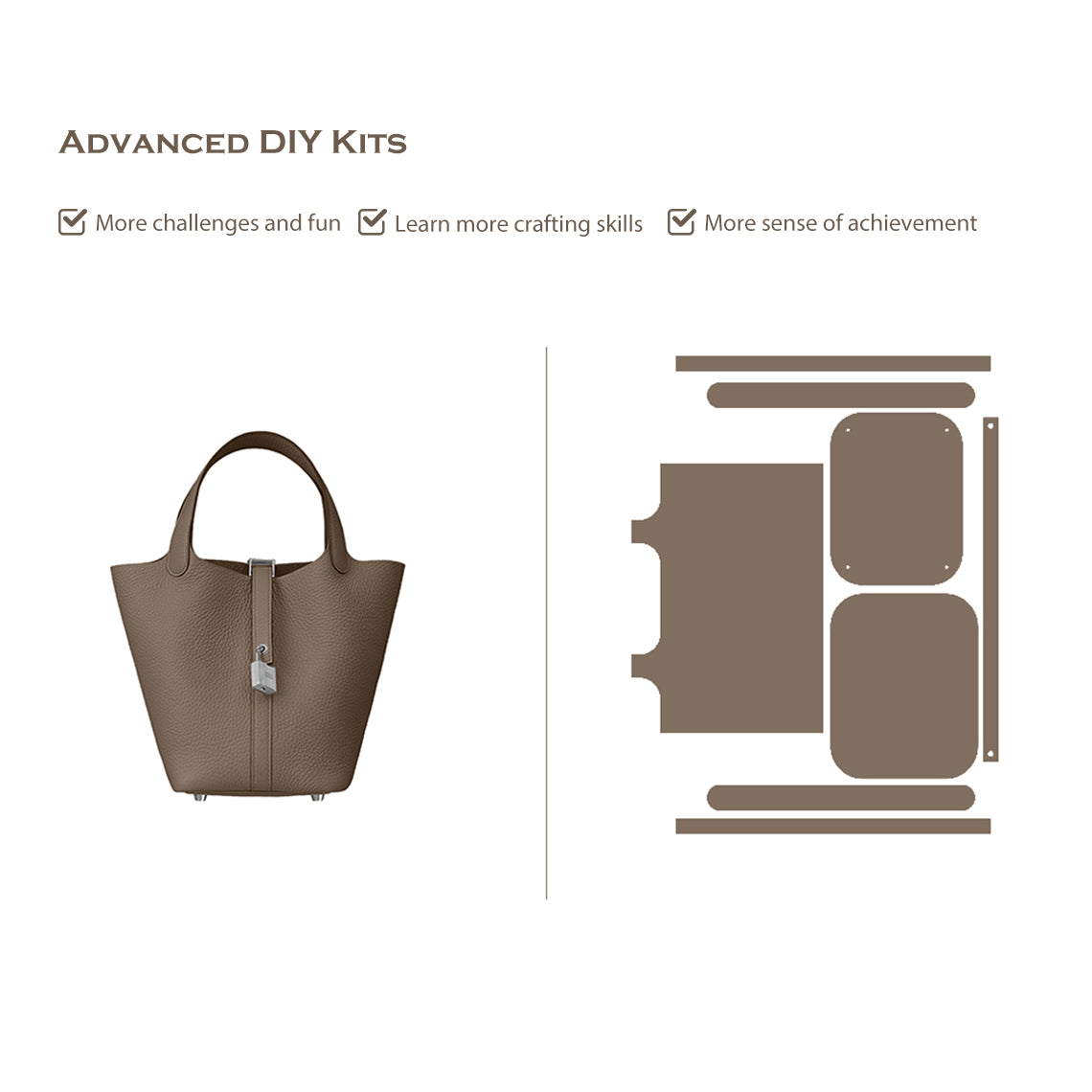 G8activist® Full Grain Leather New Lock Tote Bag - Advanced Kits - Image 28