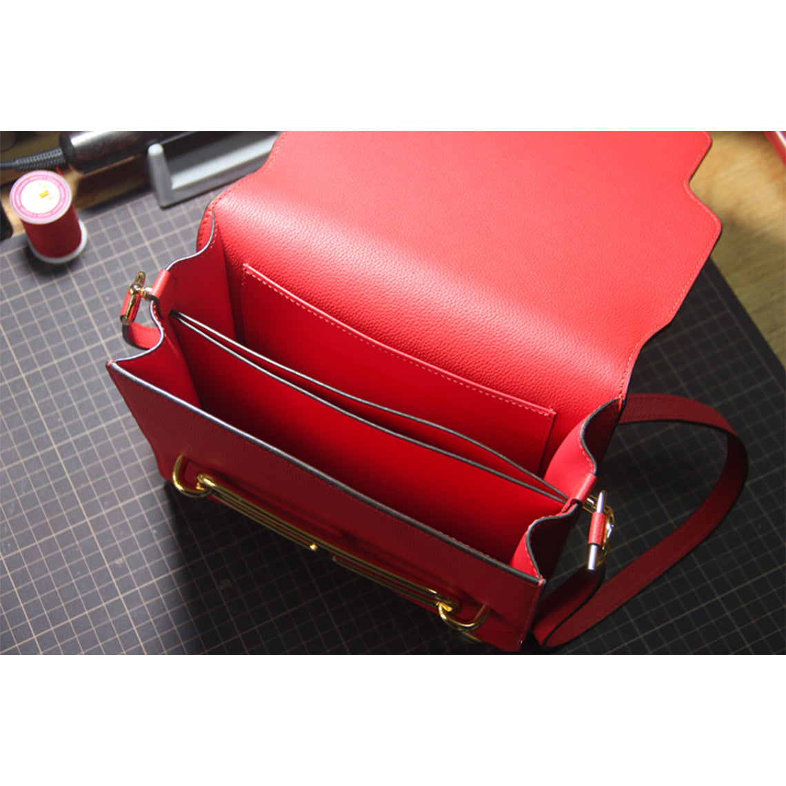 G8activist® Full Grain Leather Classic Loops Bag - Advanced DIY Kits - Image 6