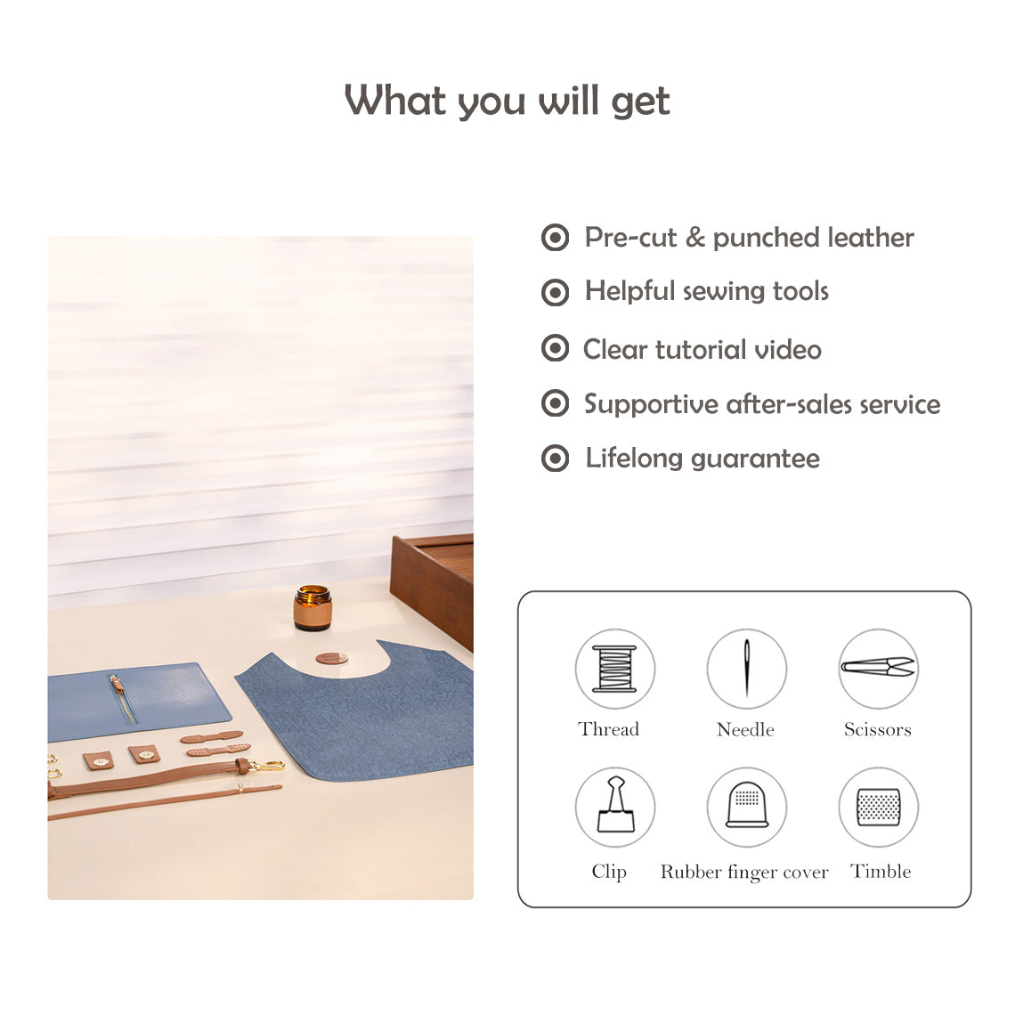 G8activist® Leather Inspired Shoulder Bag DIY Kits - Image 3