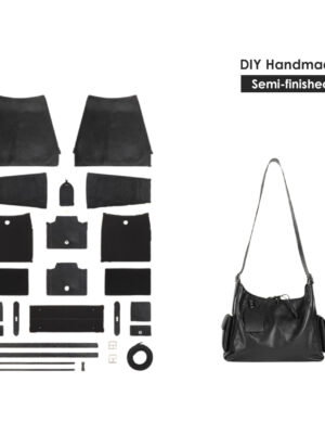 Diggsw® Top Grain Leather Inspired Cargo Tote Bag DIY Kit