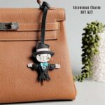 G8activist® Leather Strawman Keychain Charm DIY Kits