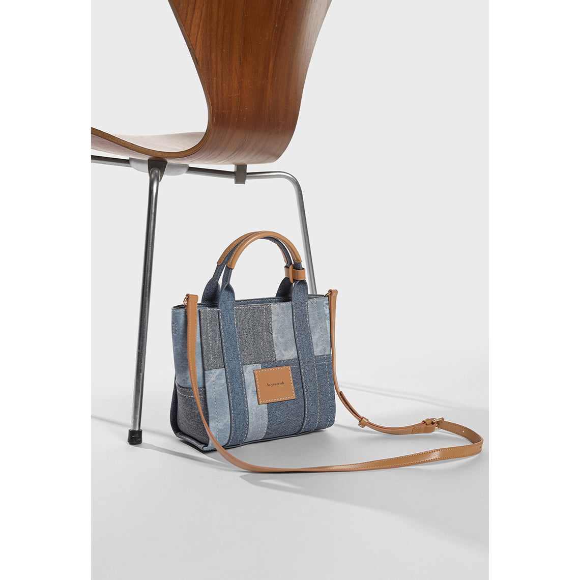 G8activist® Leather Contrast Denim Handbag DIY Kits - Image 3