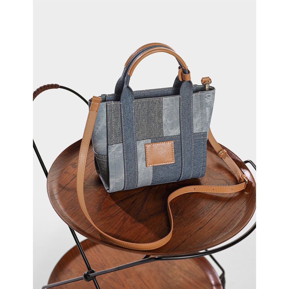 G8activist® Leather Contrast Denim Handbag DIY Kits - Image 9
