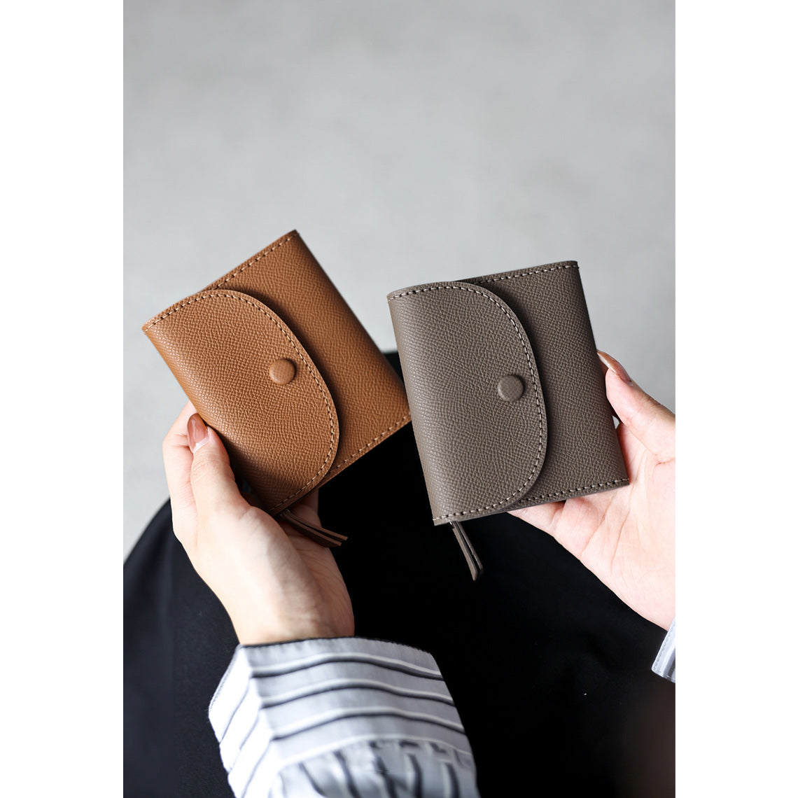 G8activist® Top Grain Leather Compact Coin Purse DIY Kits - Image 2