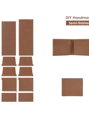 Diggsw® Top Grain Leather Simple Card Wallet DIY Kits
