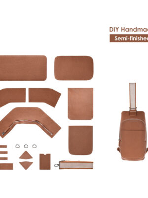 G8activist® Top Grain Leather Men Fanny Pack Waist Bag DIY Kit