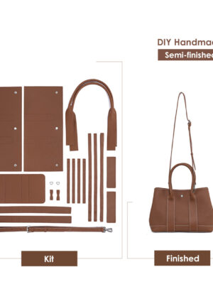 Diggsw® Top Grain Leather Garden Handbag DIY Kit