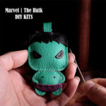 Diggsw® Leather The Hulk Keychain DIY Kit