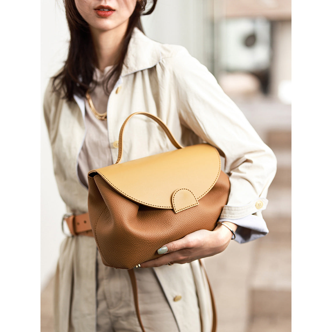 G8activist® Top Grain Leather Inspired Smile Bag DIY Kits - Image 14