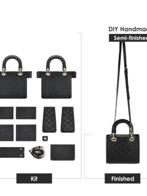 G8activist® Top Grain Leather Inspired Lady Handbag DIY Kit
